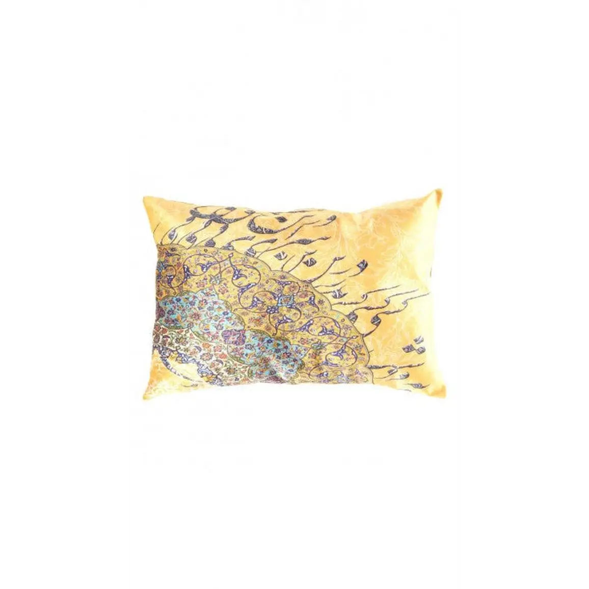 Canvello Traditional Design Velvet Pillow - 16’’ X 24’’ - Gold / 16’’ X 24’’ - Canvello
