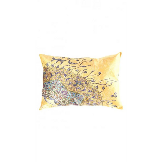 Canvello Traditional Design Velvet Pillow - 16’’ X 24’’ - Gold / 16’’ X 24’’ - Canvello