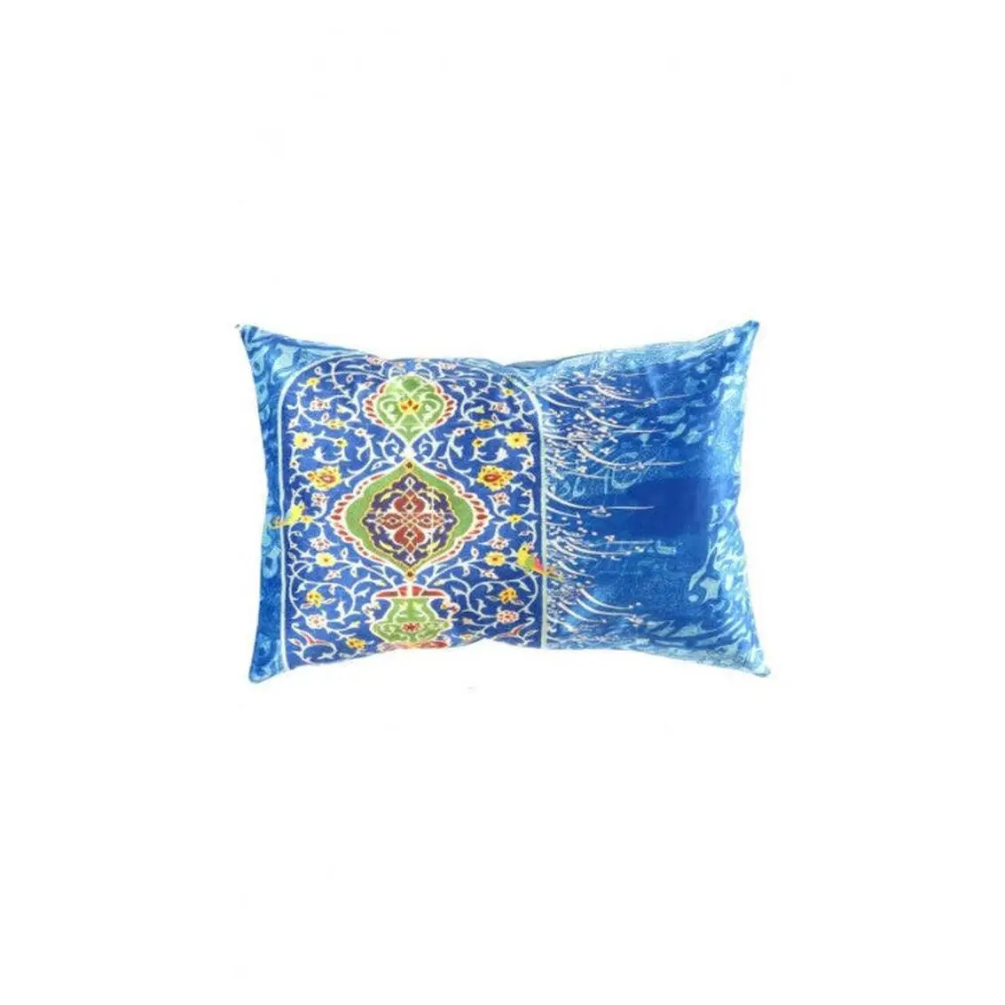 Canvello Traditional Design Velvet Pillow - 16’’ X 24’’ - light blue / 16’’ X 24’’ - Canvello