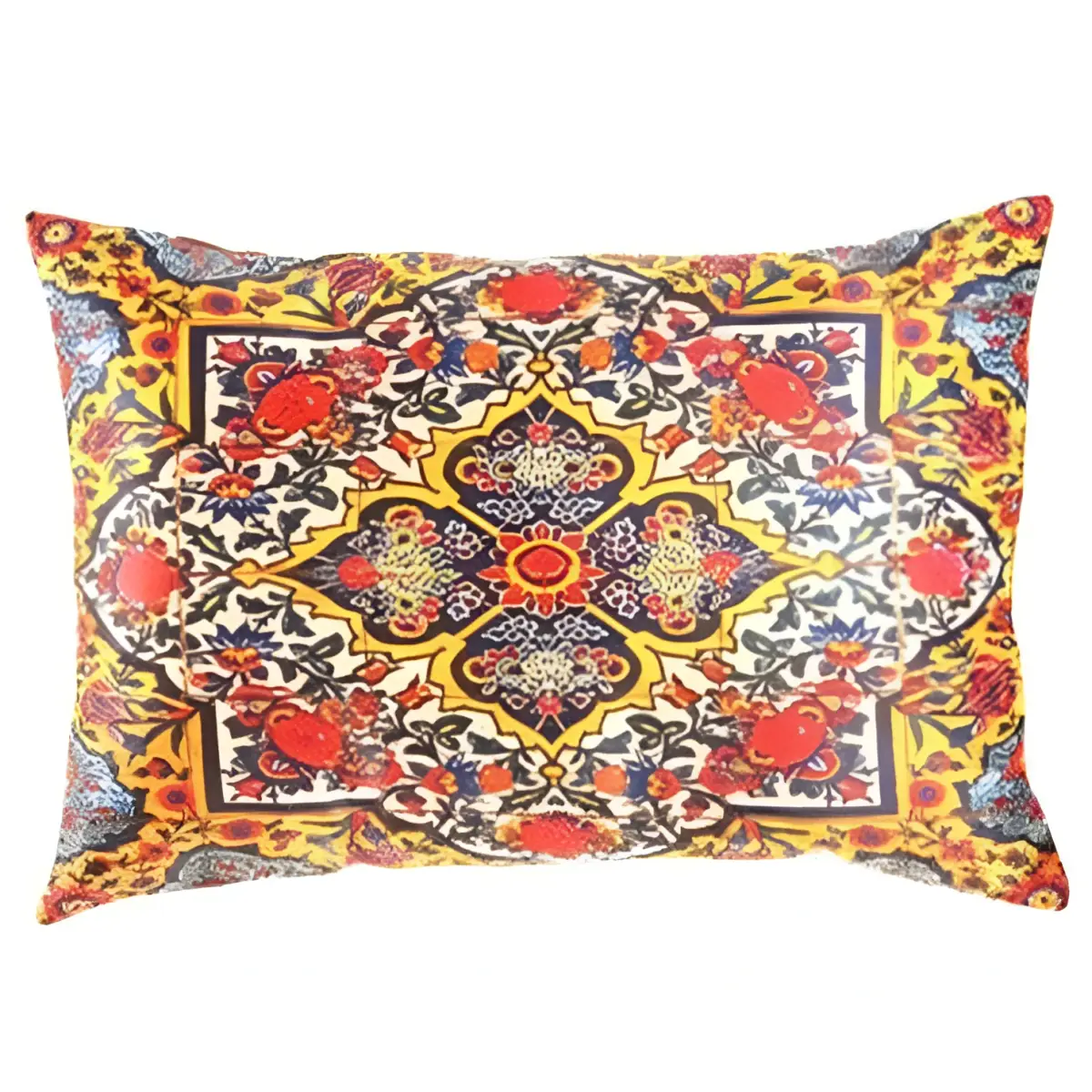 Canvello Traditional Design Velvet Pillow - 16’’ X 24’’ - Red / 16’’ X 24’’ - Canvello
