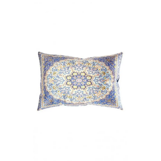 Canvello Traditional Design Velvet Pillow - 16’’ X 24’’ - White / 16’’ X 24’’ - Canvello