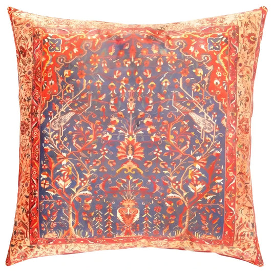 Canvello Traditional Design Velvet Pillow - 16’’ X 16’’ - Navy Blue / 16’’ X 16’’ - Canvello