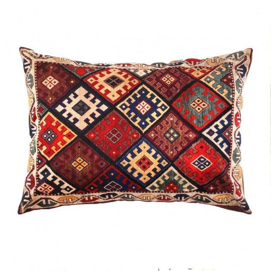 Coussin en velours au design traditionnel Canvello - 18' X 26' 