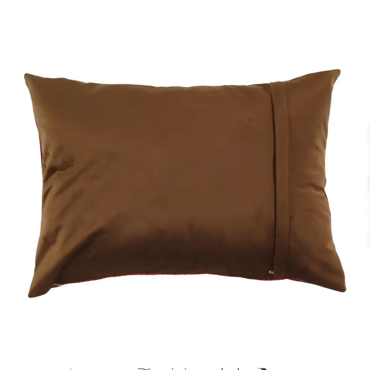 Canvello Traditional Design Velvet Pillow - 18’ X 26’ - Red / 18’’ X 26’’ - Canvello