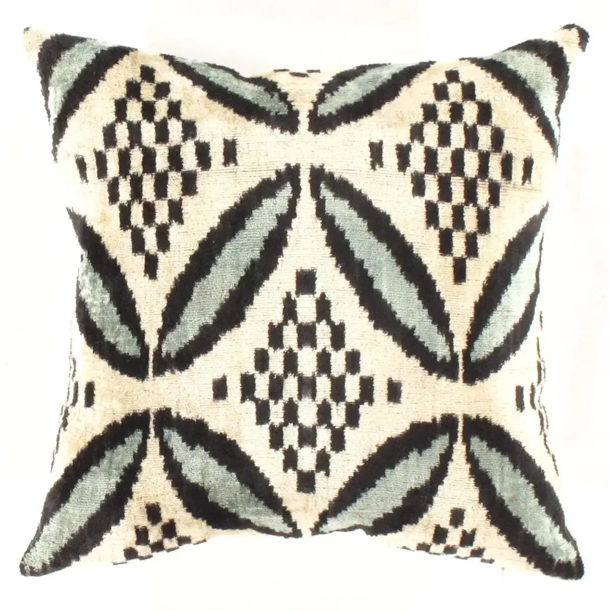 Canvello Turkish Beige And Black Throw Pillows - TI 80 - Gray Beigey / 16’’X24’’ - Canvello