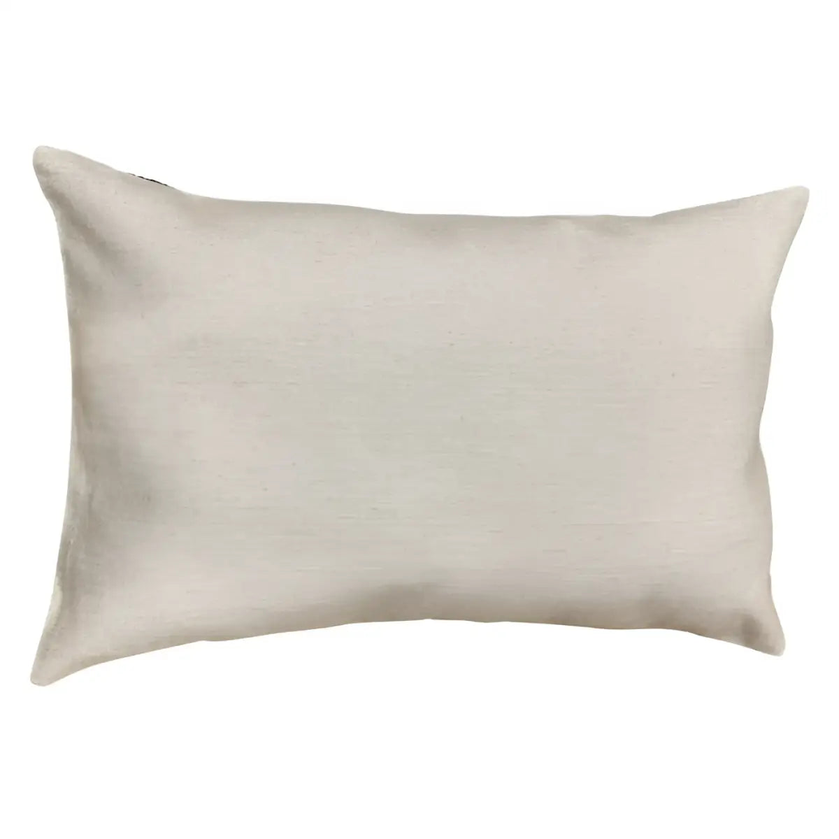 Canvello Turkish Hand Knotted Ikat Pillow - 16’’ X 24’’ - Black / 16’’ X 24’’ - Canvello