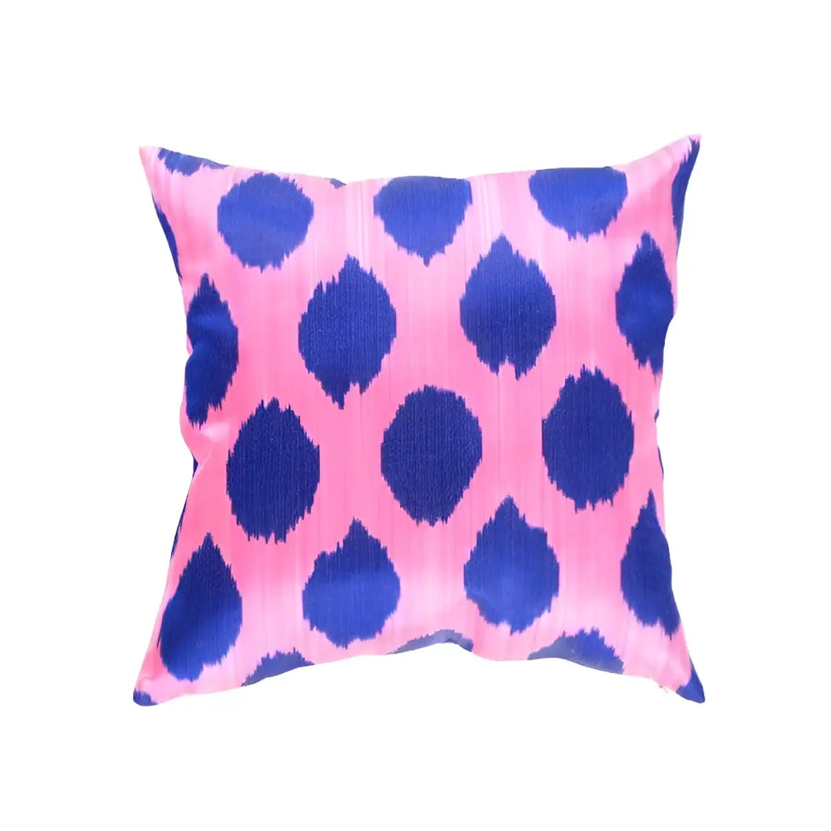 Canvello Turkish Handmade Decorative Silk Pillow - 20’’ X 20’’ - Blue / 20’’X20’’ - Canvello