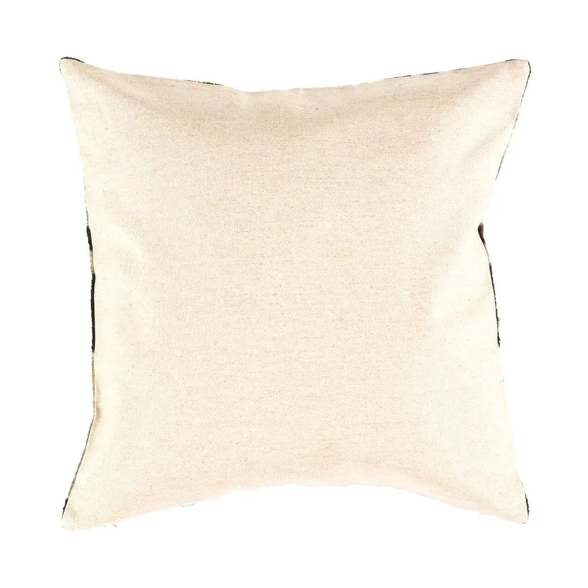 Canvello Turkish Multi Colors Velvet Silk IKAT Pillow - 24’’ X 24’’ - Blue - Canvello