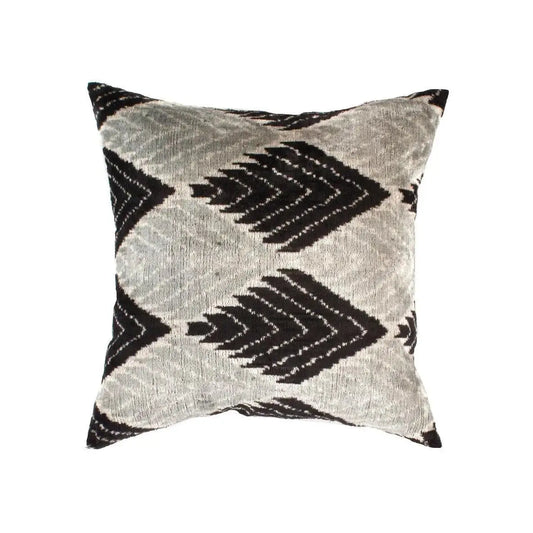 Canvello Turkish Silk Gray Velvet Pillows - TI 47 - Gray / 18’’ x 18’’ - Canvello