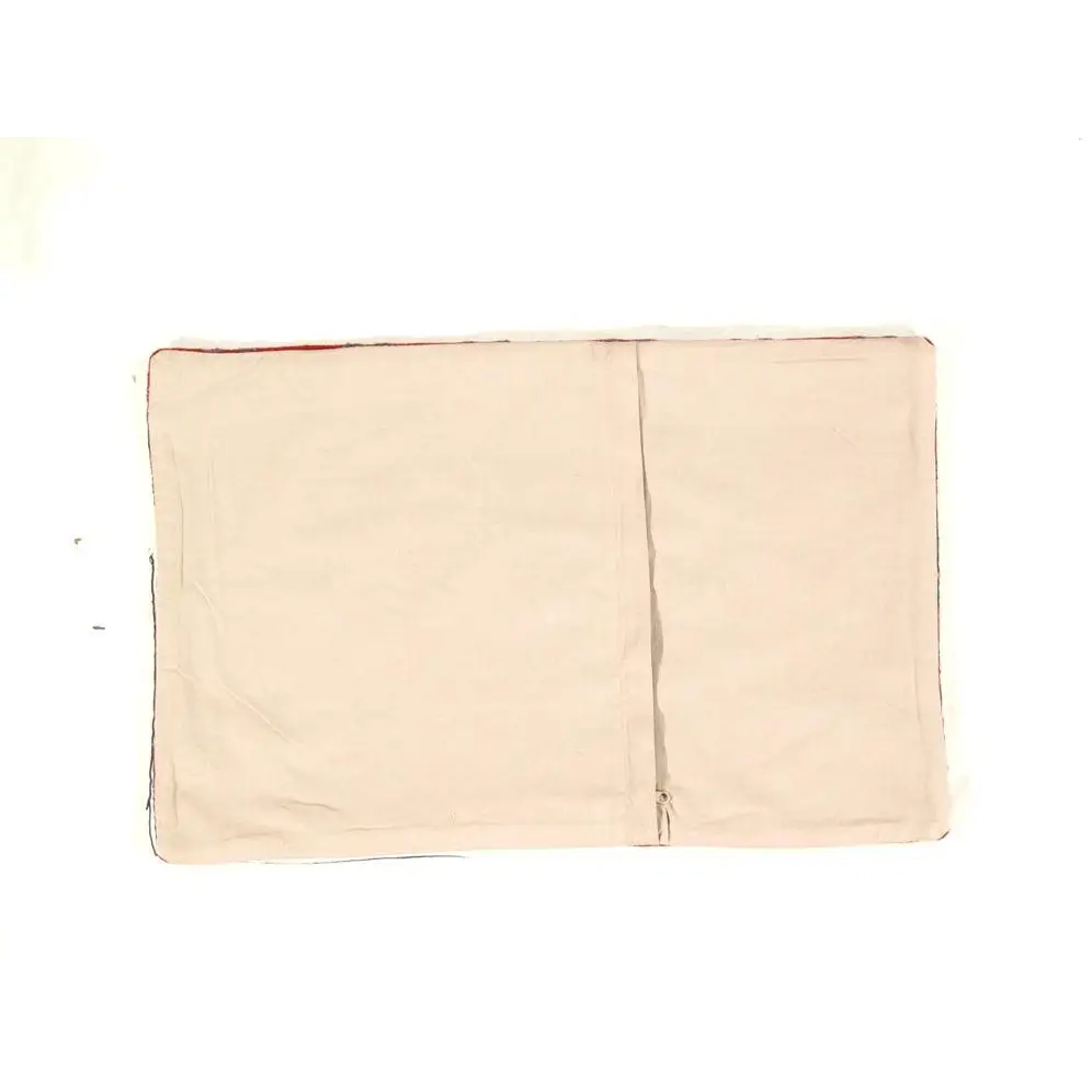 Canvello Turkish Vintage Hand Knotted Pillow - 16’’x24’’ - Red - Canvello