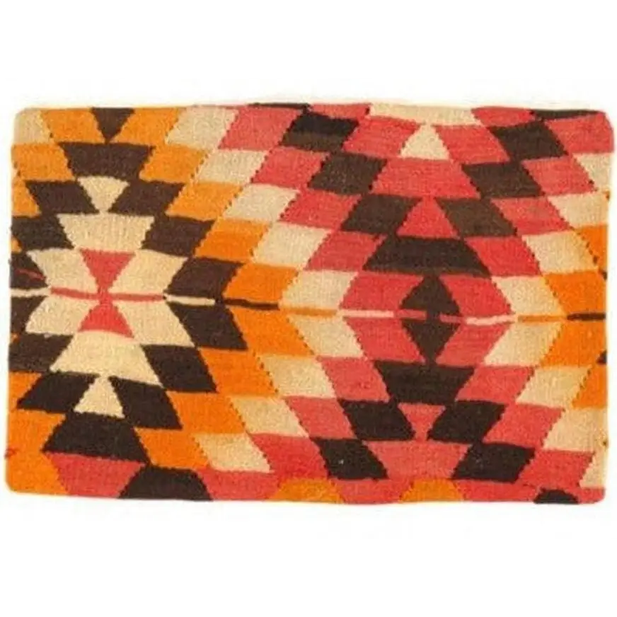 Canvello Turkish Vintage Hand Knotted Pillow - 16’’x24’’ - Red - Canvello