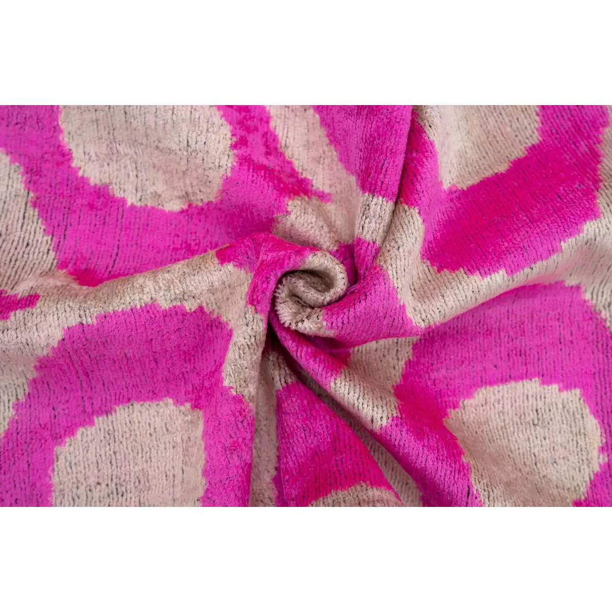 Canvello Vibrant 16x24 in Pink Geometric Trellis Throw Pillow - Modern Fuchsia and White Plush Cushion for Home Décor