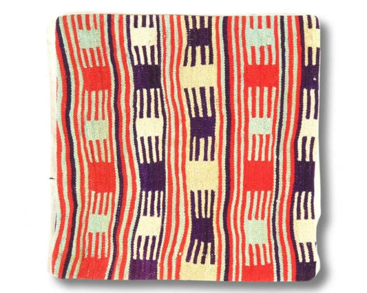 Coussin Kilim turc noué à la main vintage Canvello - 20"x 20"