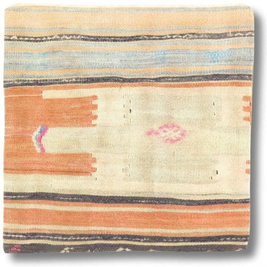 Coussin Kilim turc noué à la main vintage Canvello - 20"x 20"