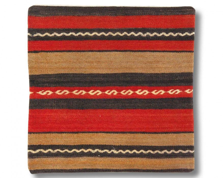 Coussin Kilim turc noué à la main vintage Canvello - 20"x 20"