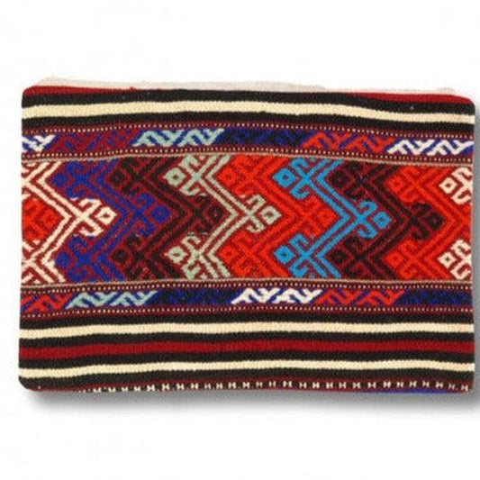 Coussin Kilim turc noué à la main vintage Canvello - 16" x 24"