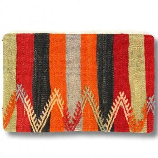 Coussin Kilim turc noué à la main vintage Canvello - 16" x 24"