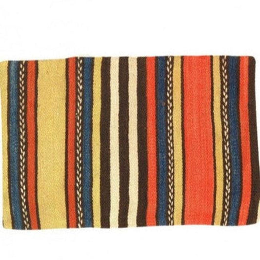 Coussin Kilim turc noué à la main vintage Canvello - 16" x 24"