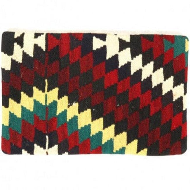 Almohada Kilim turca vintage anudada a mano de Canvello: 40,6 x 61 cm