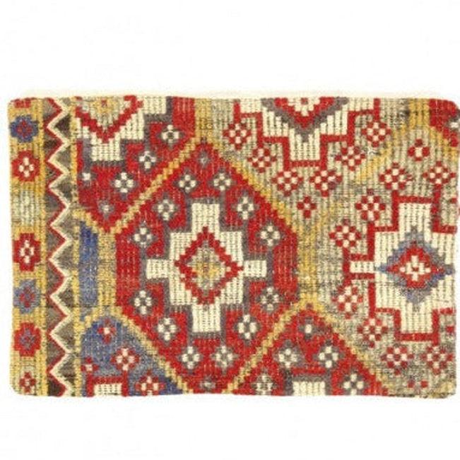 Almohada Kilim turca vintage anudada a mano de Canvello: 40,6 x 61 cm