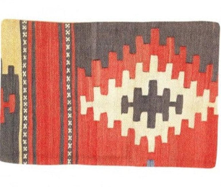 Coussin Kilim turc noué à la main vintage Canvello - 16" x 24" 