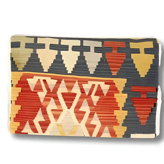 Canvello Vintage Turkish Hand Knotted Kilim Pillow - 16’’ x 24’’ - Gray | Beige | Gold - Canvello