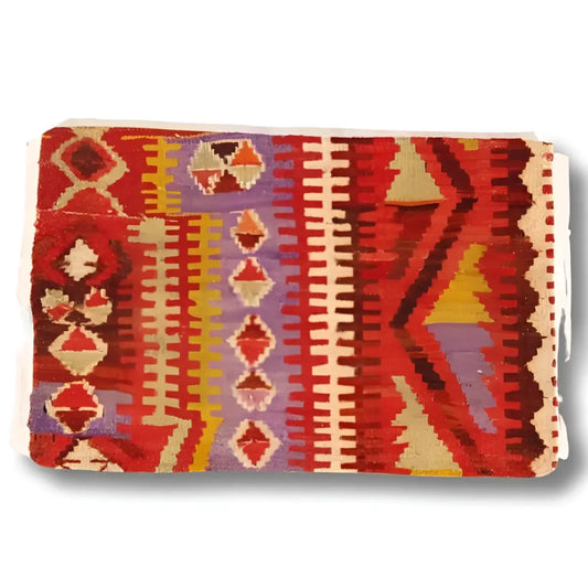 Canvello Vintage Turkish Hand Knotted Kilim Pillow - 16’’ x 24’’ - Rust | Brown | Beige - Canvello