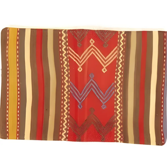 Canvello Vintage Turkish Hand Knotted Kilim Pillow - 16’’ x 24’’ - Rust - Brown - Beige - Canvello