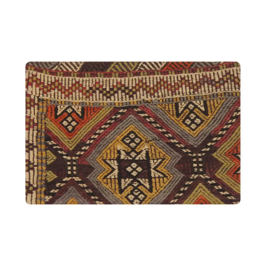 Canvello Canvello Vintage Turkish Kilim Multi Color Accent Pillow Cover - 16’’ x 24’’ - Multi / 16’’ x 24’’ - Canvello