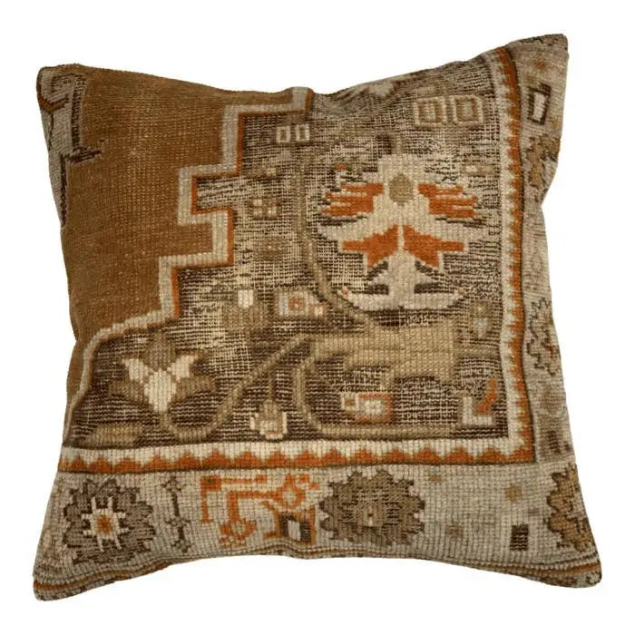 Vintage Turkish Wool Pillow - 20’ X 20’ - Canvello