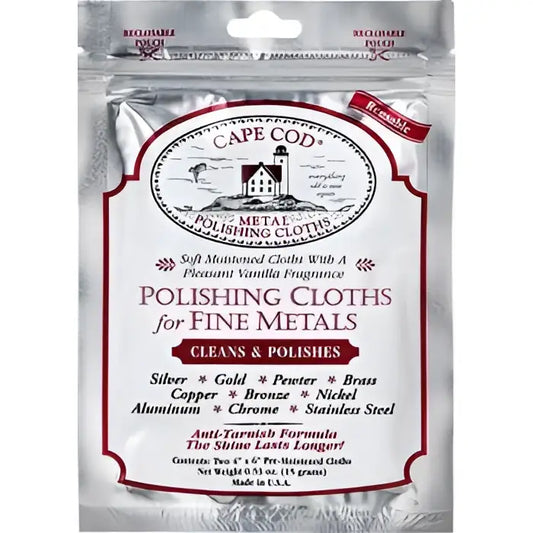 Cape Cod® Metal Polishing Cloths - set of 2 - Cape Cod Polish Inc.
