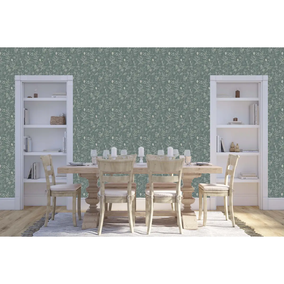 Caraway Wallpaper - Fine Floral - by Danelys Sidron - Loomwell Home Goods