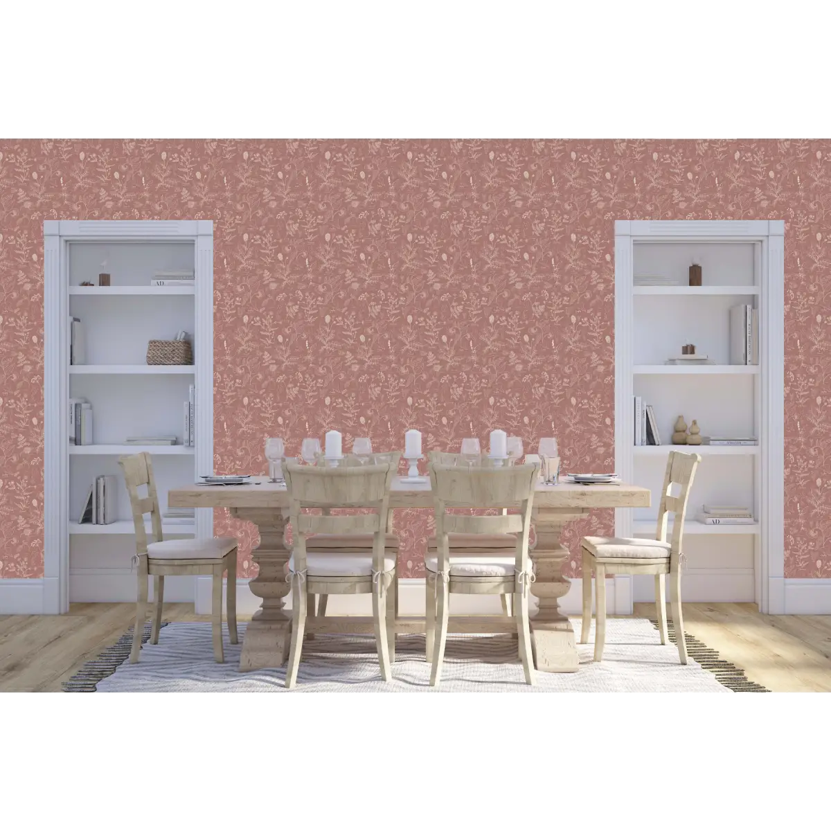 Caraway Wallpaper - Fine Floral - by Danelys Sidron - Loomwell Home Goods
