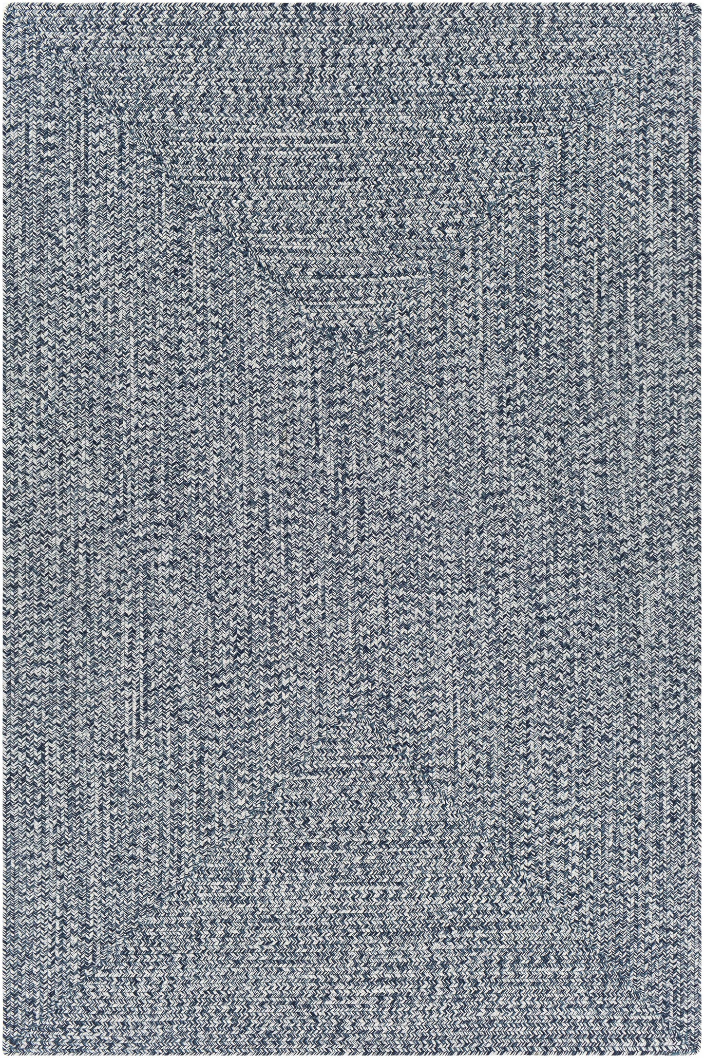 Blue Braided Faux Jute Rug - 5’ x 7’6’’ Rectangle - Boutique Rugs