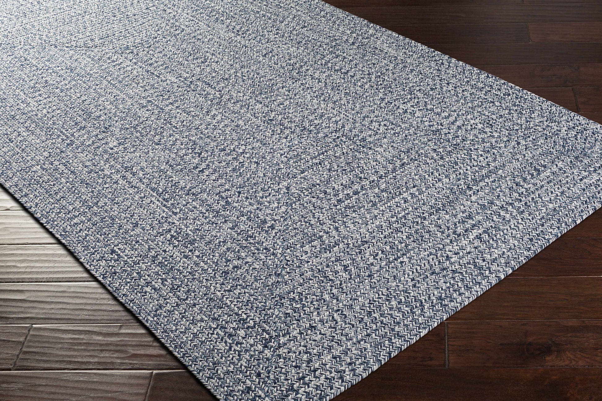 Blue Braided Faux Jute Rug - Boutique Rugs
