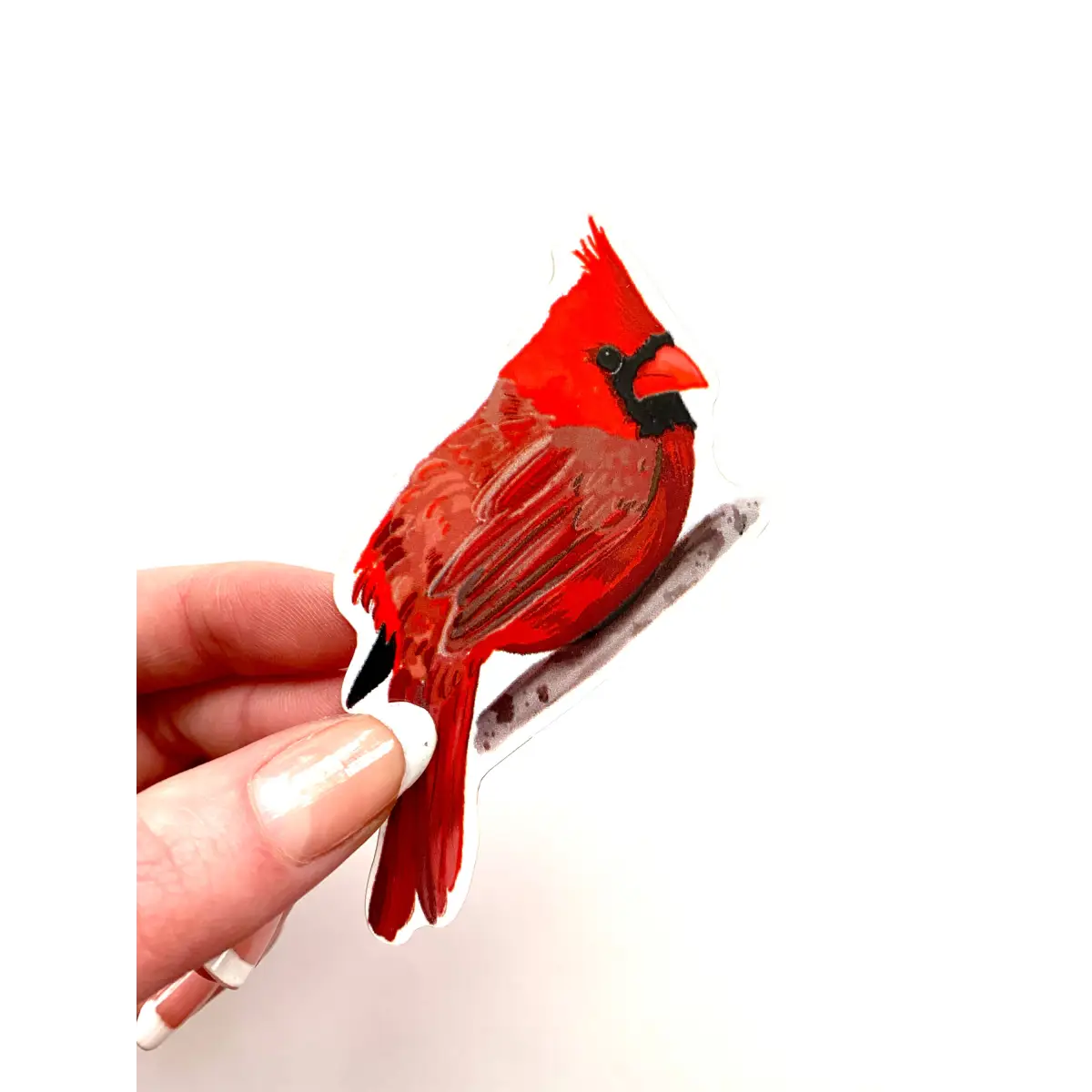 Cardinal Vinyl Sticker - Little Rocks Design