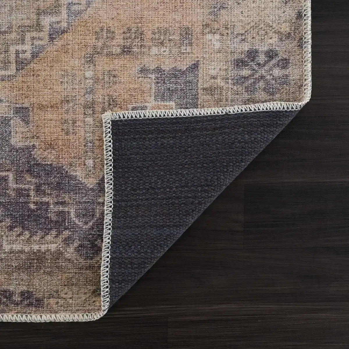 Carrabelle Peach Washable Area Rug - Boutique Rugs