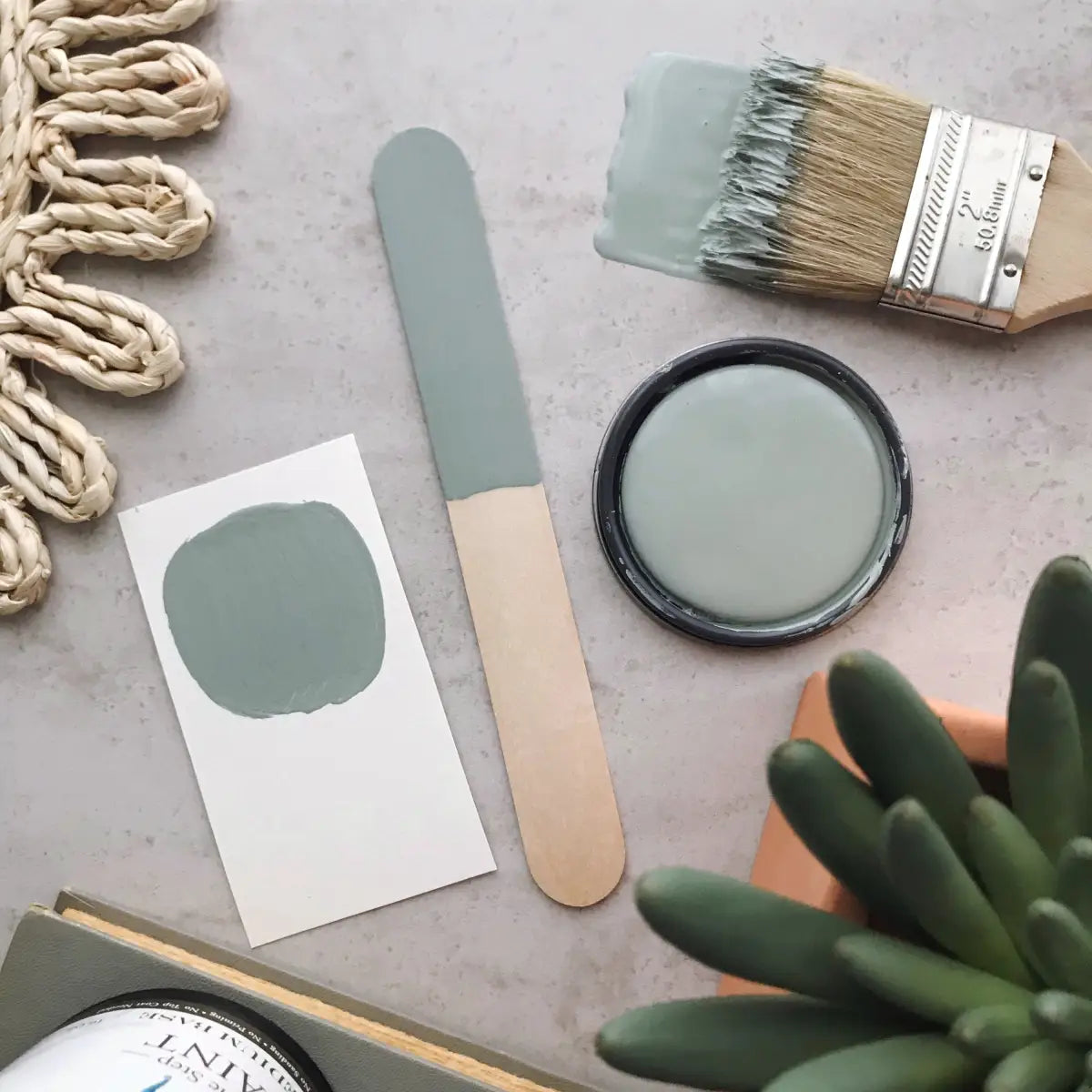 Cartouche Green - One Step Paint - 4oz Sample - Amy Howard At Home