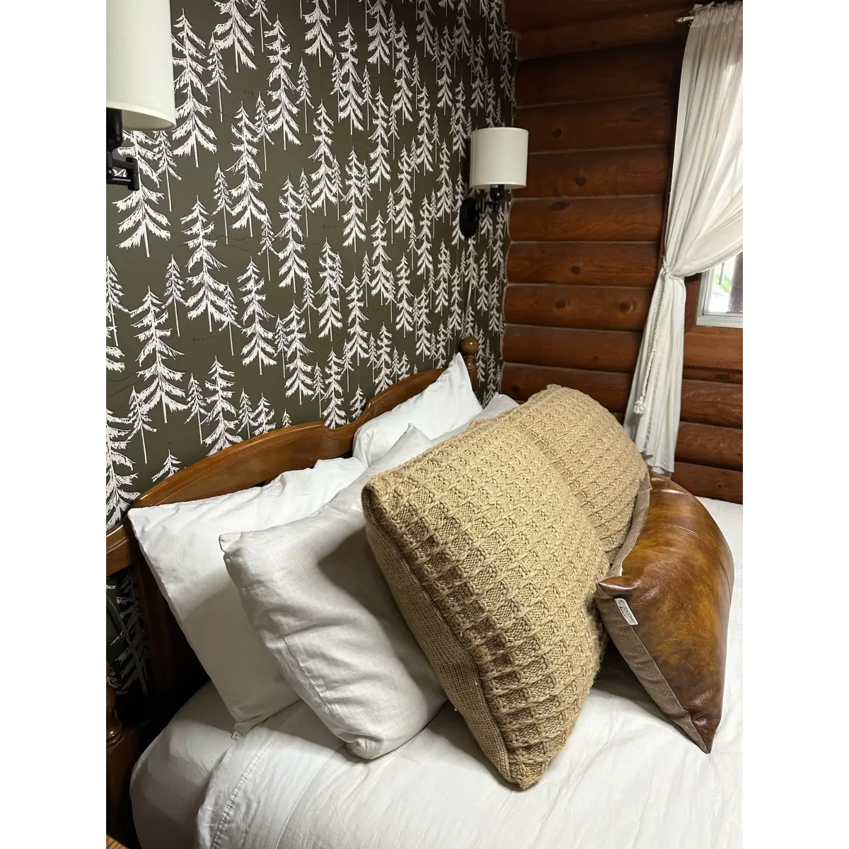 Cascade Wallpaper - Pine Forest - by Cassandra Zaniboni - Loomwell Home Goods