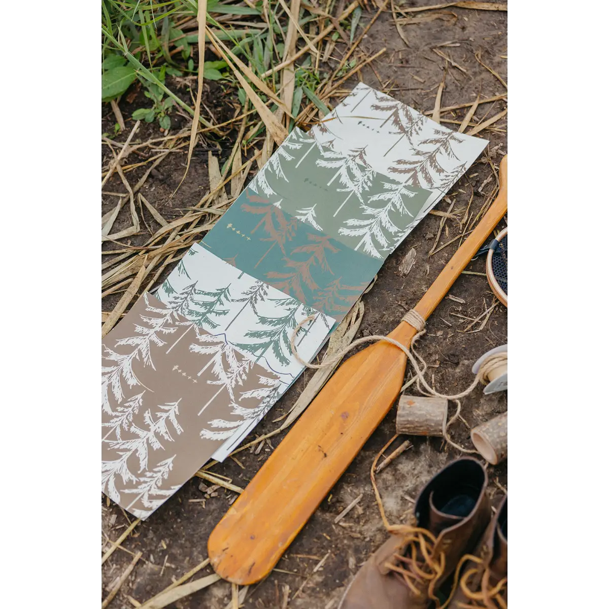 Cascade Wallpaper - Pine Forest - by Cassandra Zaniboni - Loomwell Home Goods