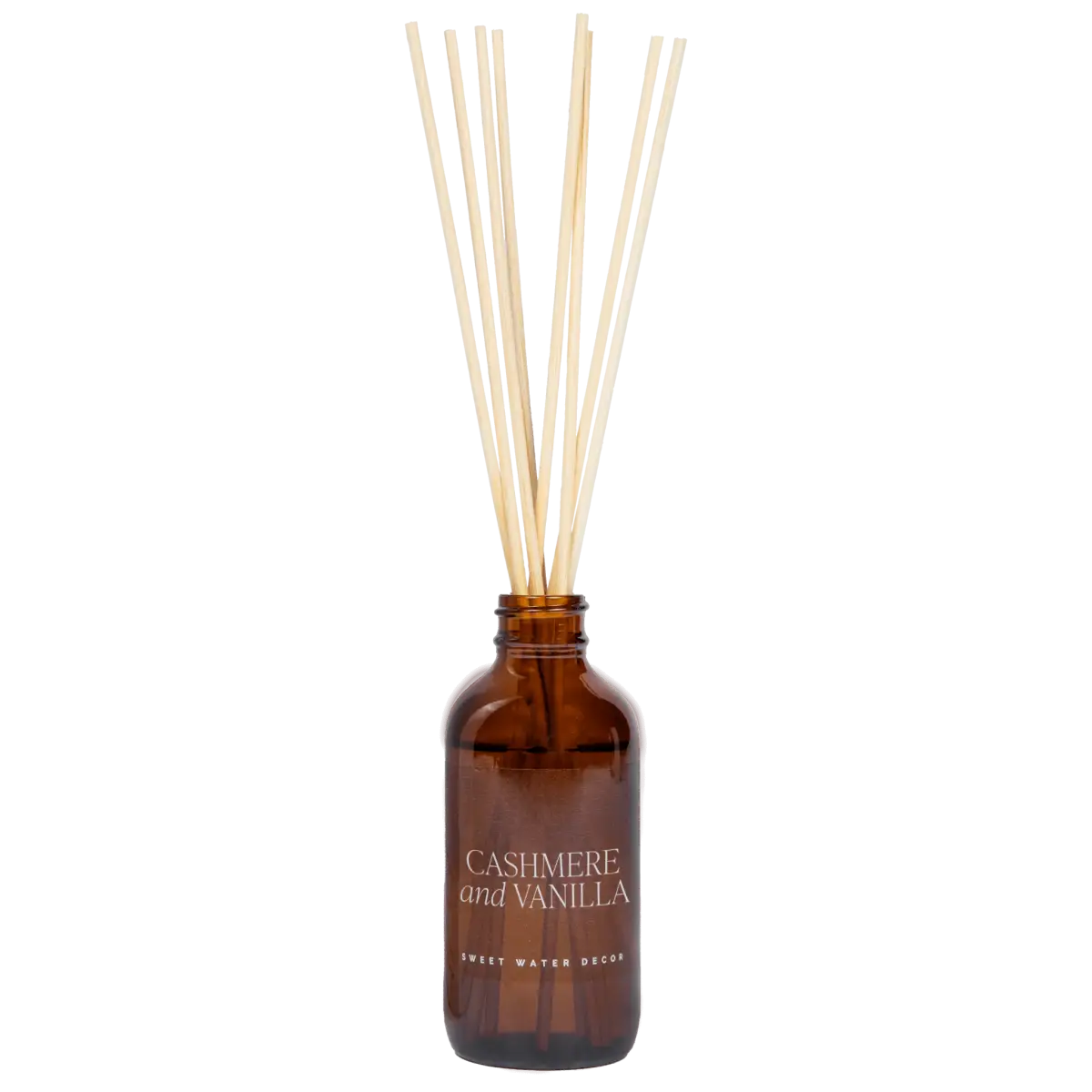 Cashmere and Vanilla Amber Reed Diffuser - Sweet Water Decor