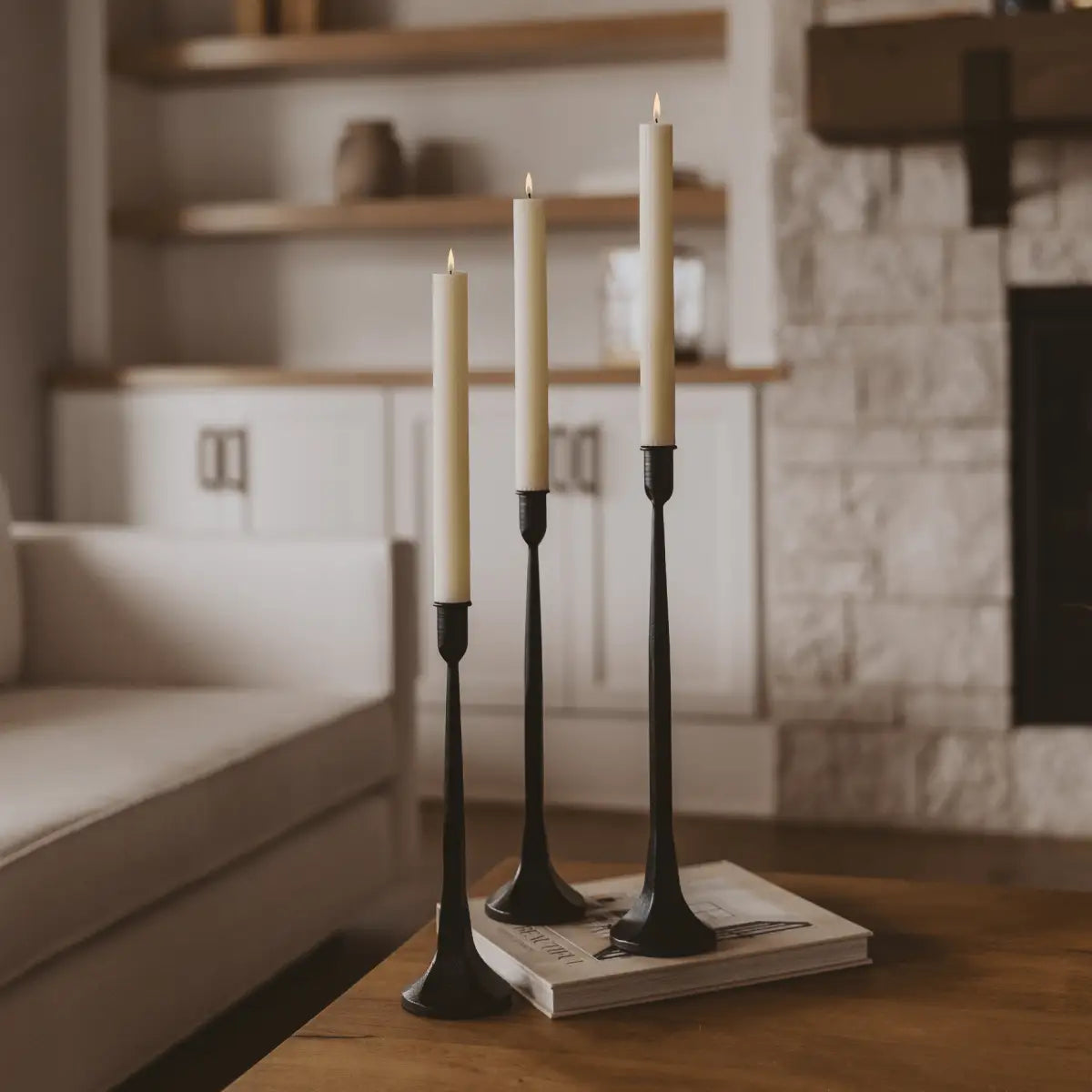 Cast Iron Taper Candle Holders - Sweet Water Decor