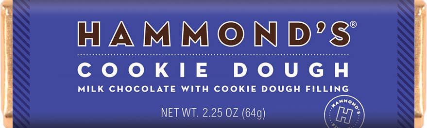 Cookie Dough - Milk Chocolate Candy Bar - Hammond’s Candies