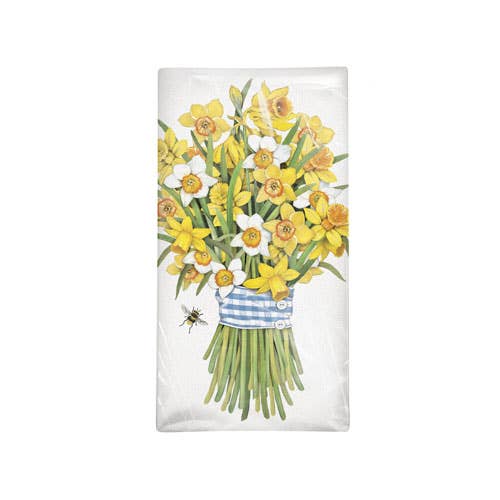 Serviette de cuisine Bouquet de jonquilles