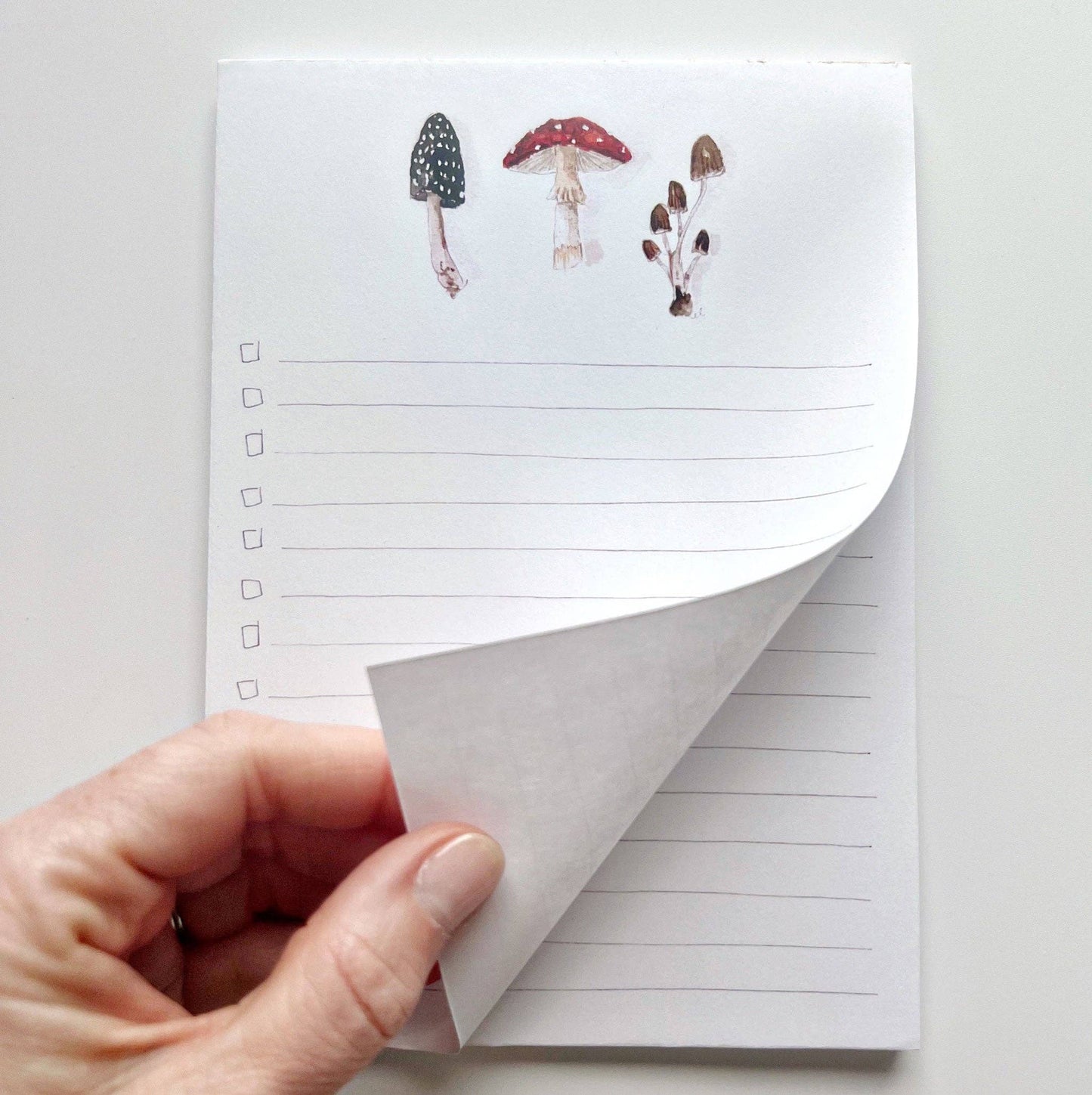 Checklist Notepad - Mushroom