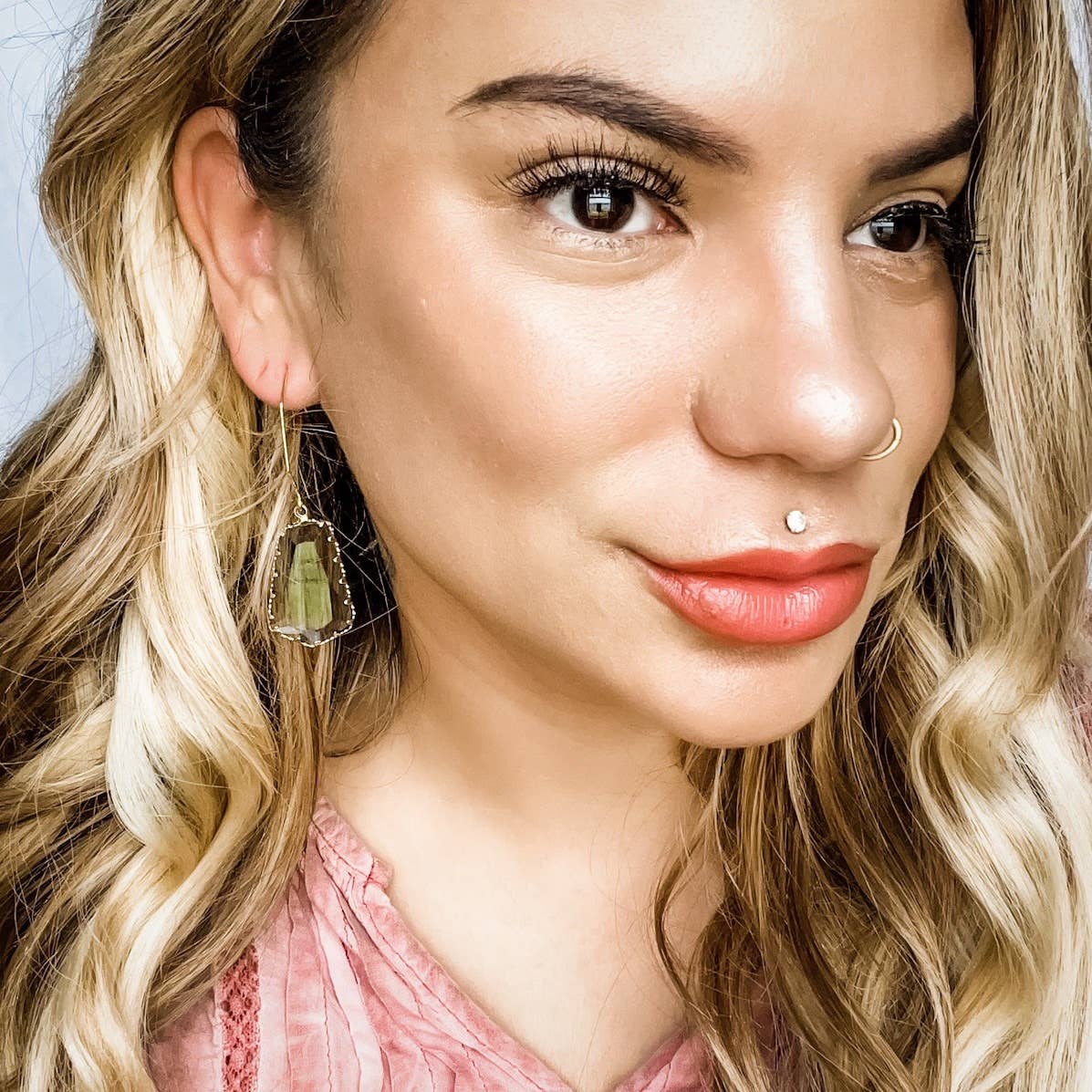 ’Prism’ Earrings in Slate Smoke