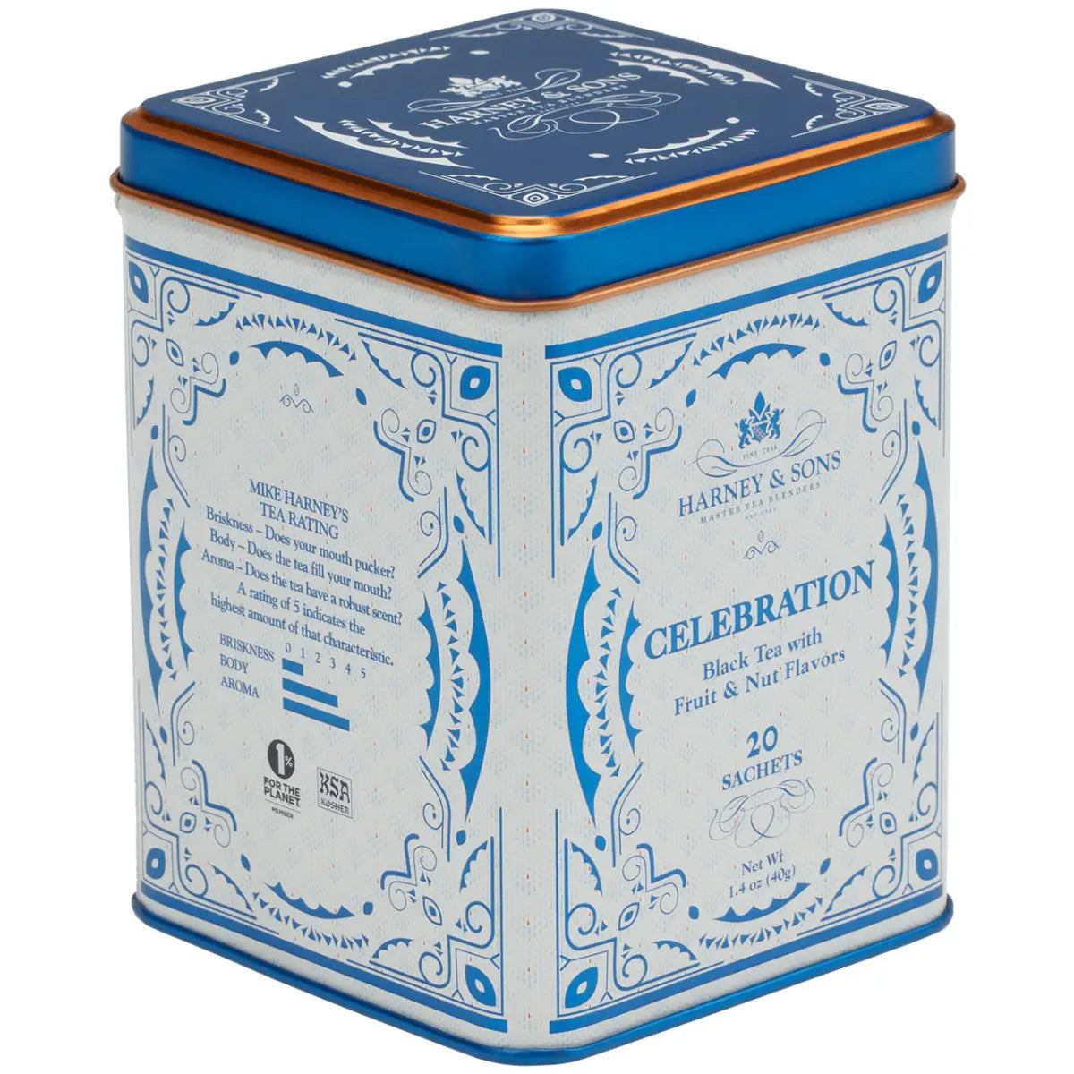 Hanukkah Celebration Tea - Sachets / Tin of 20 Sachets - Harney & Sons Fine Teas