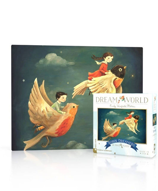 Robin Dreamers by Emily Winfield Martin - 20 Piece Mini Puzzle