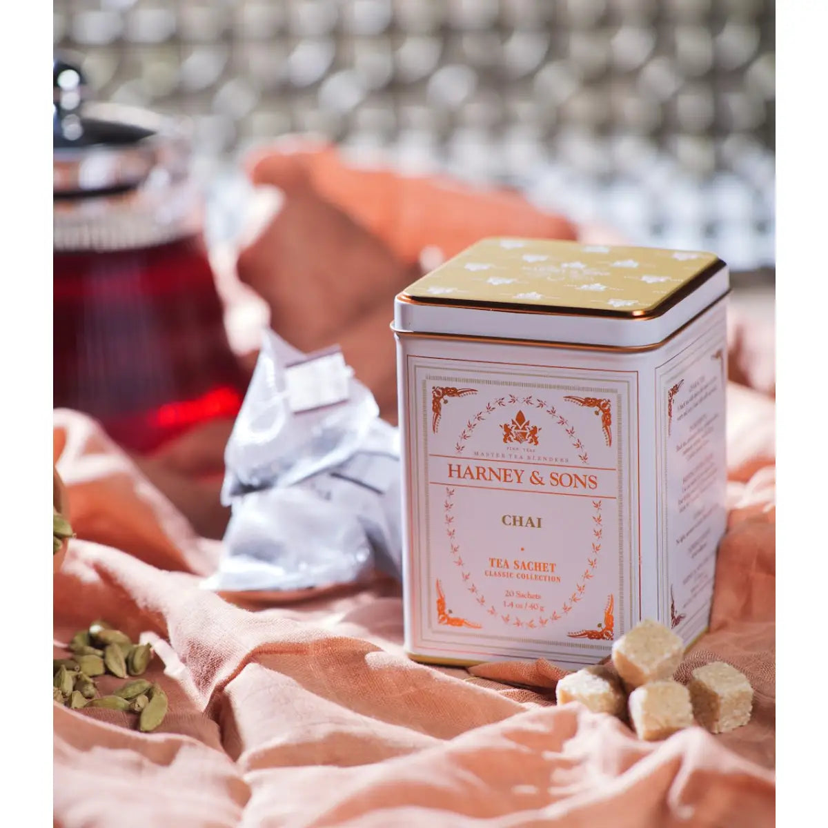 Chai Tea - Classic Tin of 20 Sachets - Harney & Sons Fine Teas