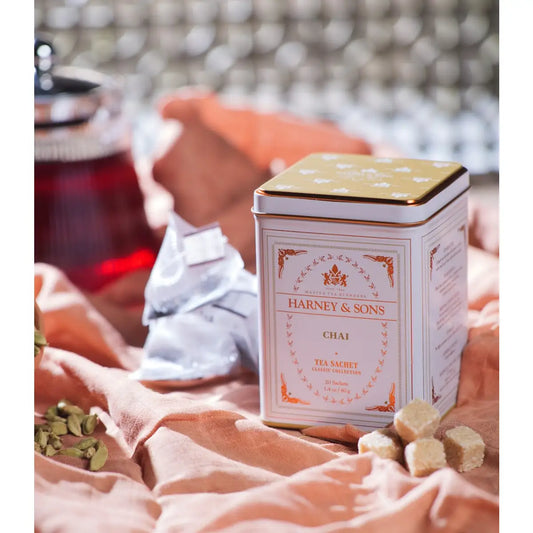 Chai Tea - Classic Tin of 20 Sachets - Harney & Sons Fine Teas